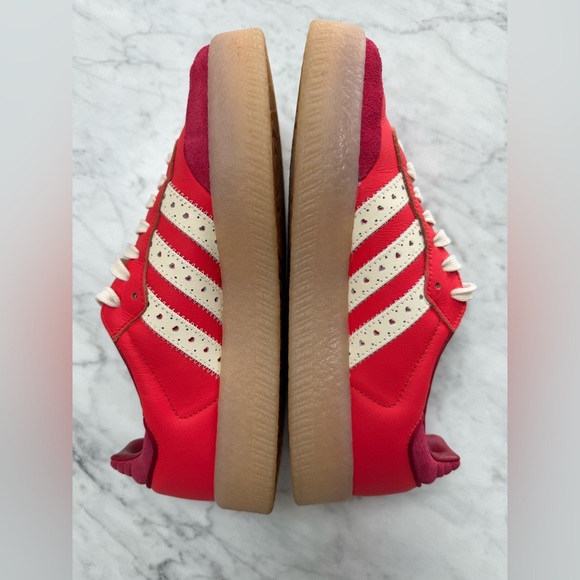Adidas Samba Valentine's Day - Bright Red/Cream White/Team Victory Red sneakers - Picture 5 of 8